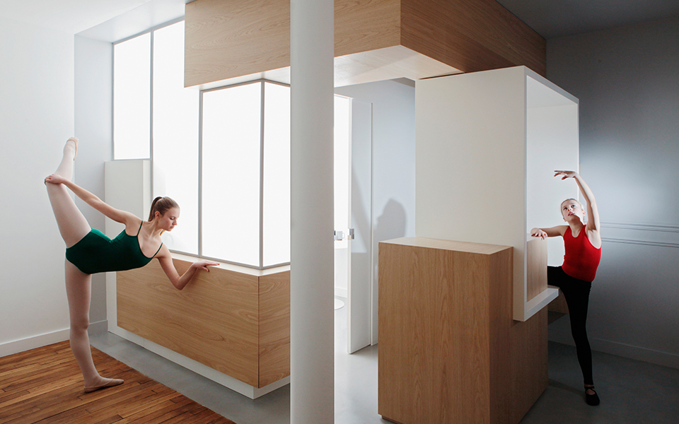 Bien naître, Paris 8 | Cabinet médical pour 3 gynécolques | salle d'attente avec accueil et kitchenette