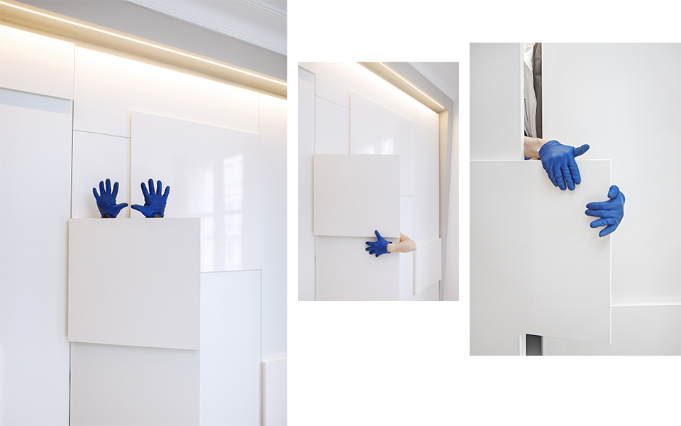 Mobiliers sculptés, Paris 16 | dressing et secrétaire intégré