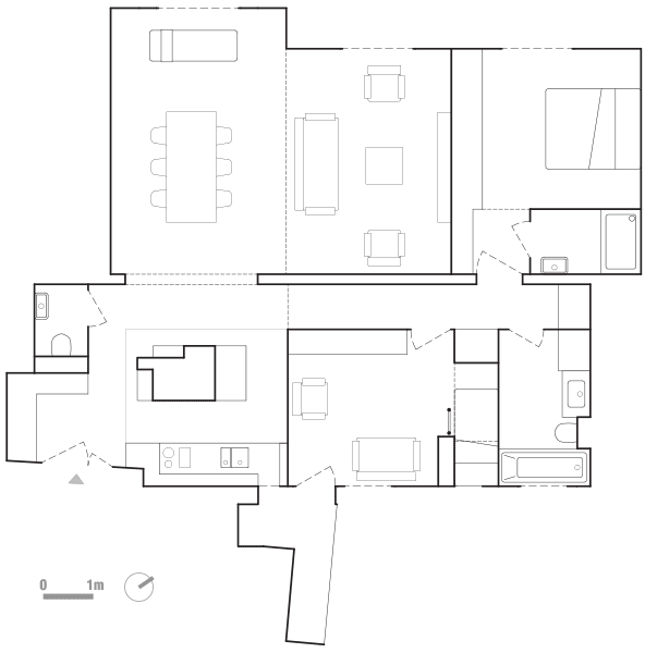 Mobiliers sculptés, Paris 16 | plan